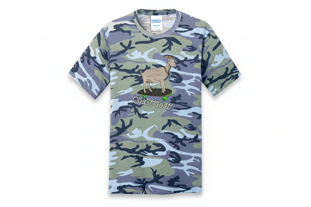 Woodland Blue Camo - FRONT