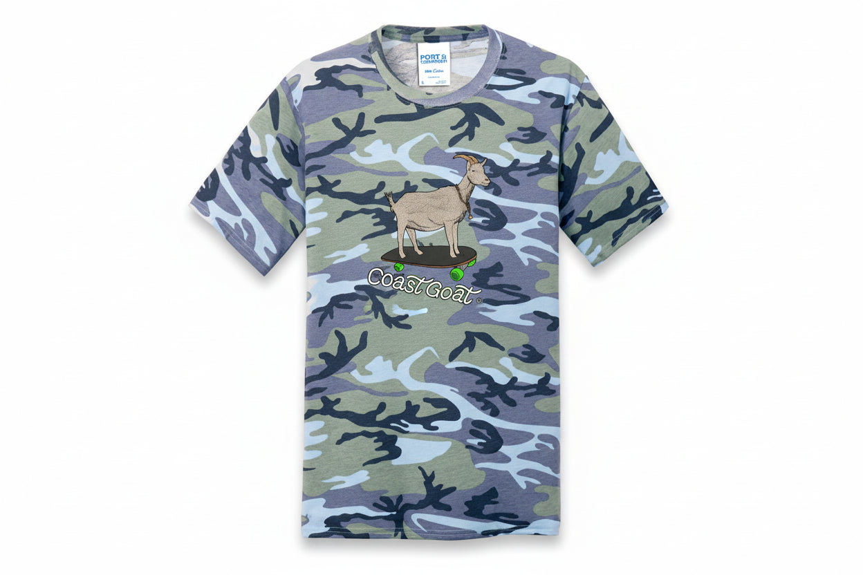 Woodland Blue Camo - FRONT