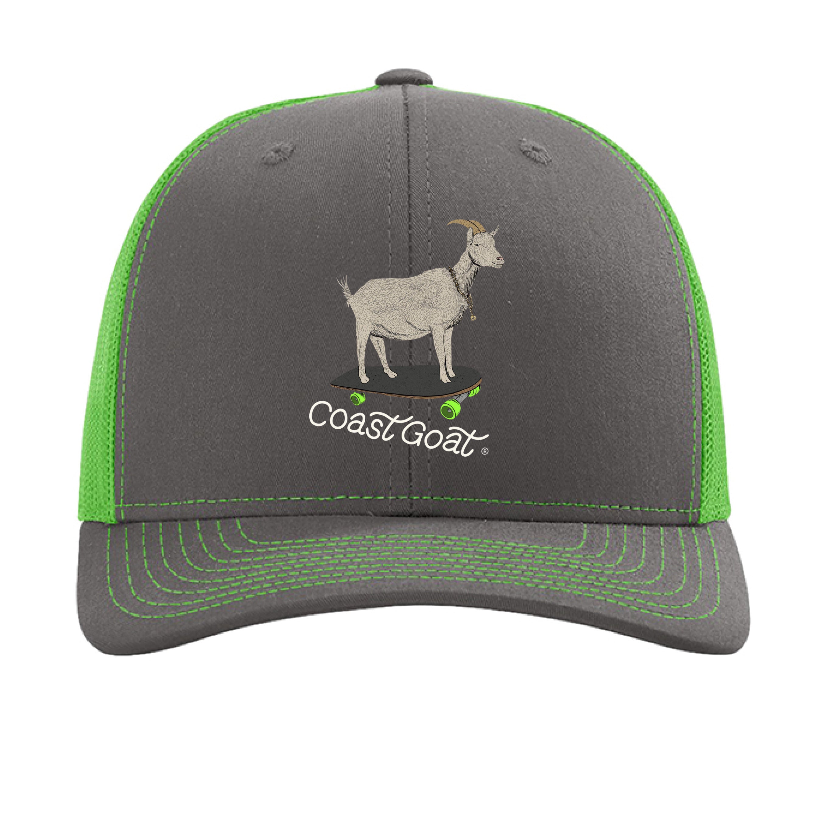 Charcoal/ Neon Green - FRONT