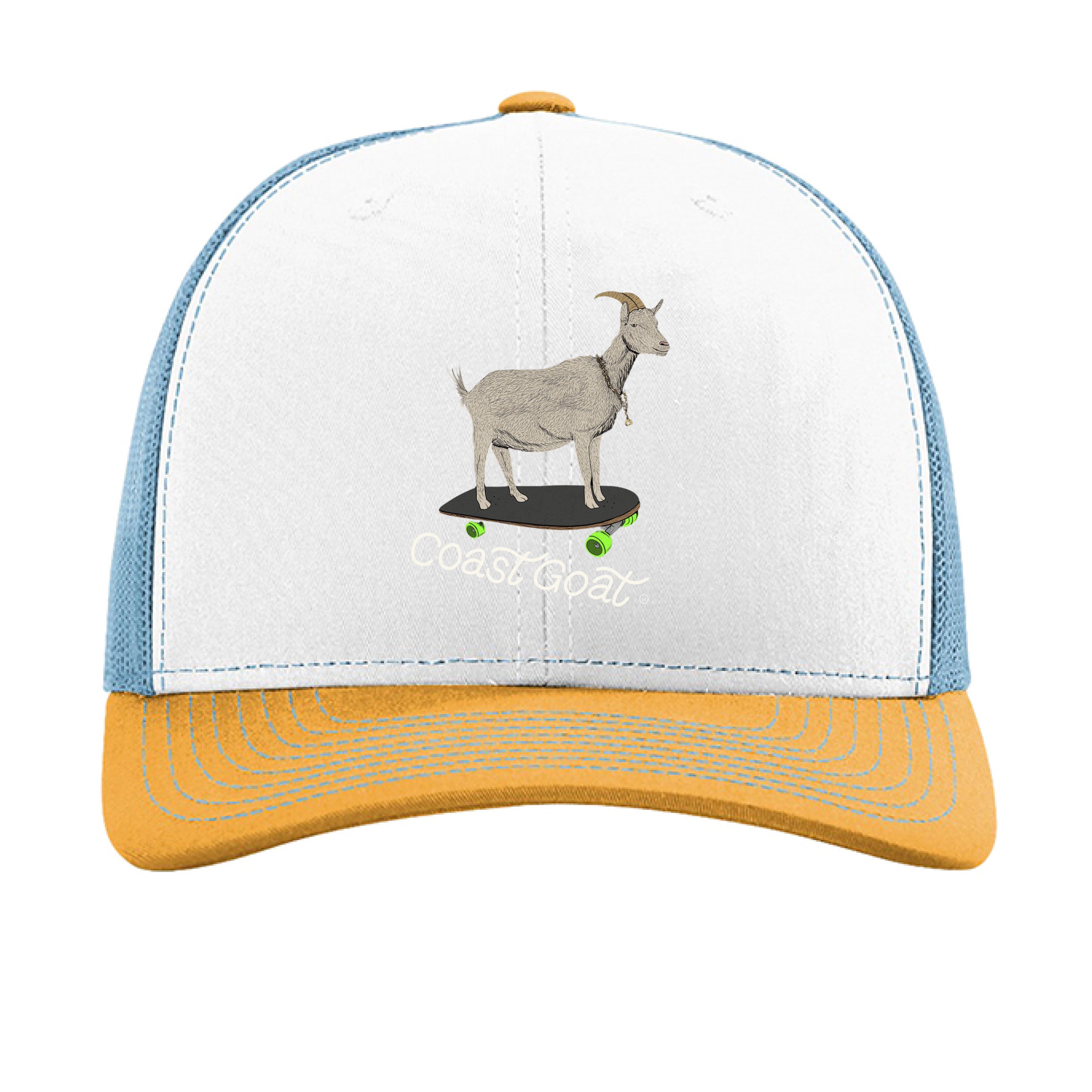 White/ Columbia Blue/ Yellow - FRONT