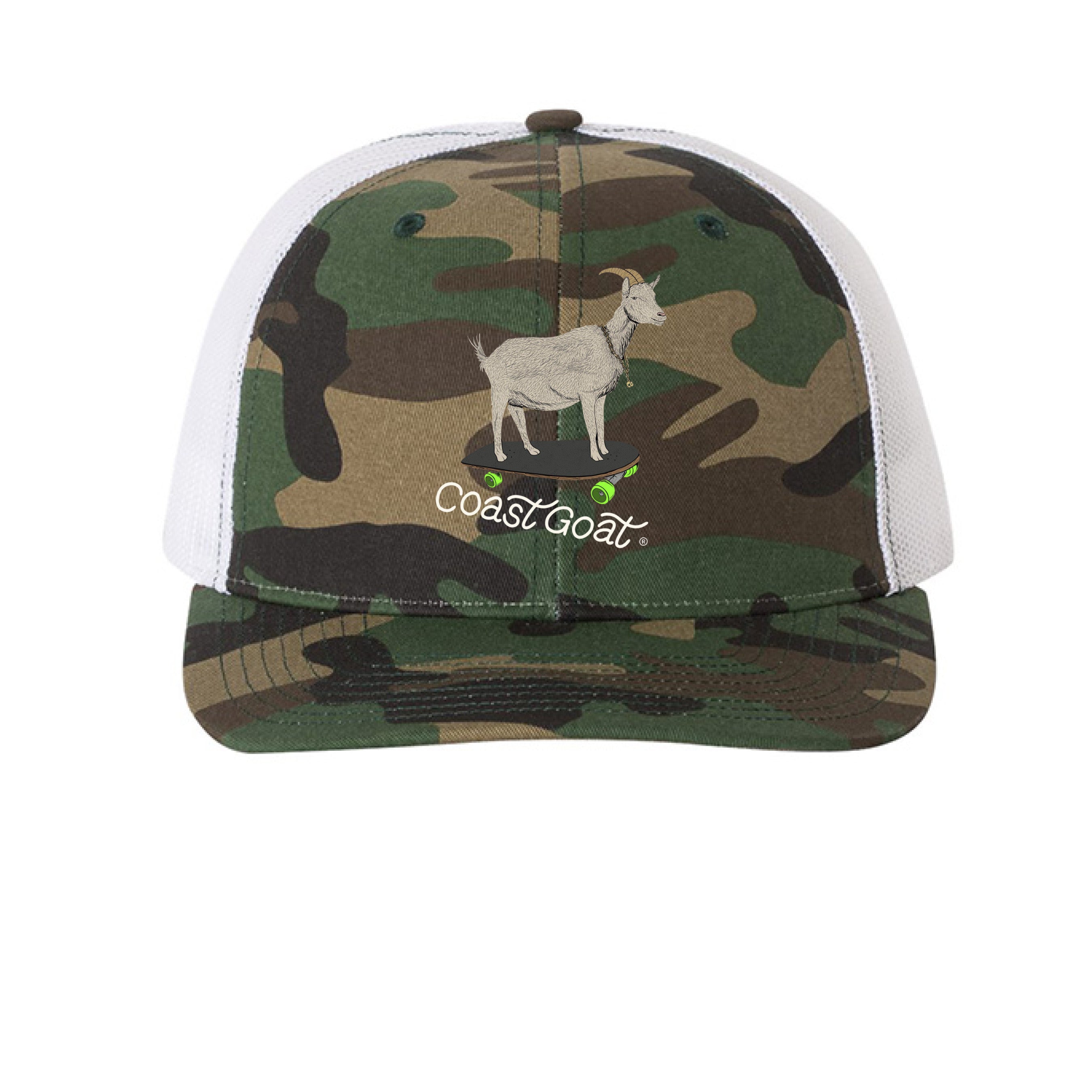 Army Camo/ White - FRONT