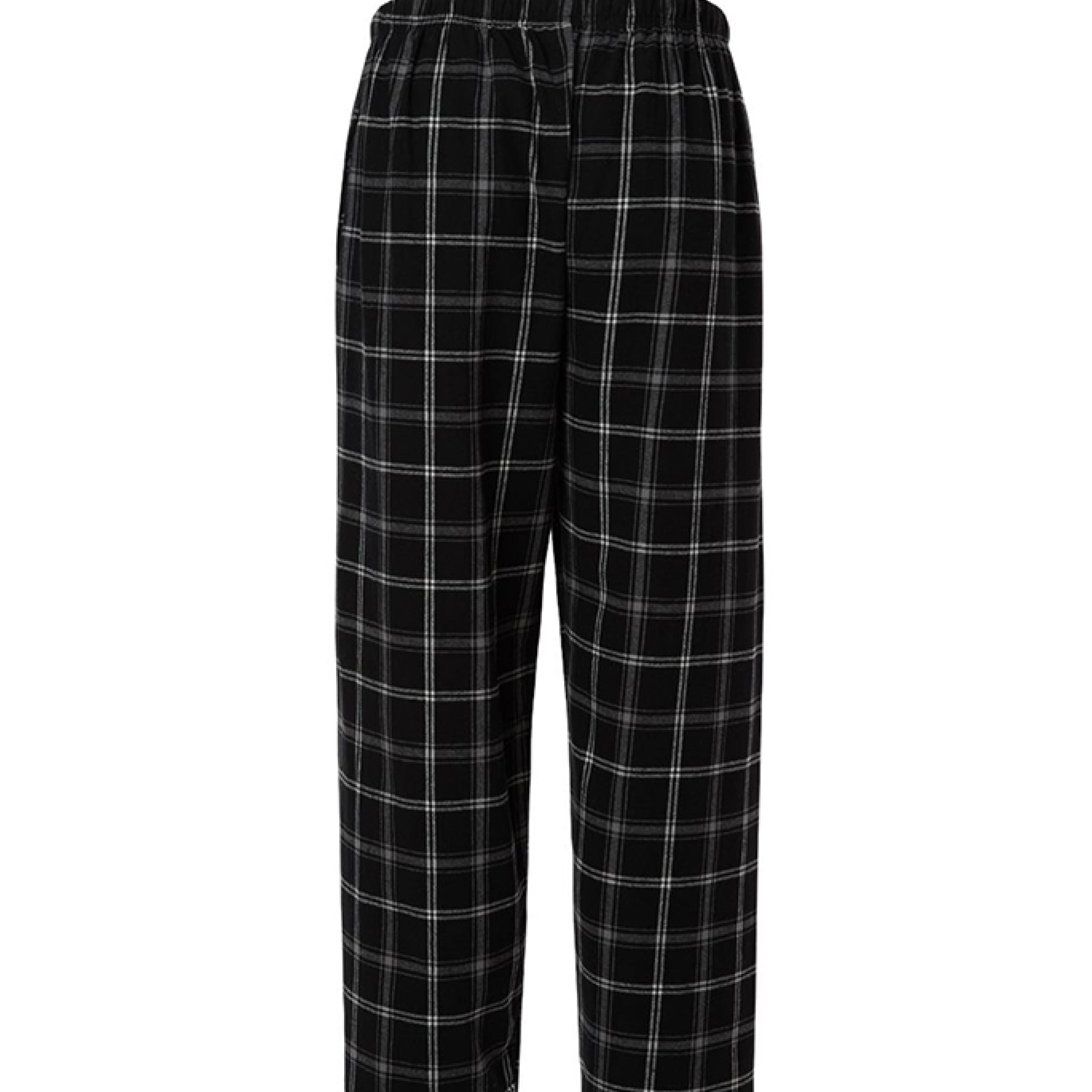 Varsity Black Oxford Plaid - BACK