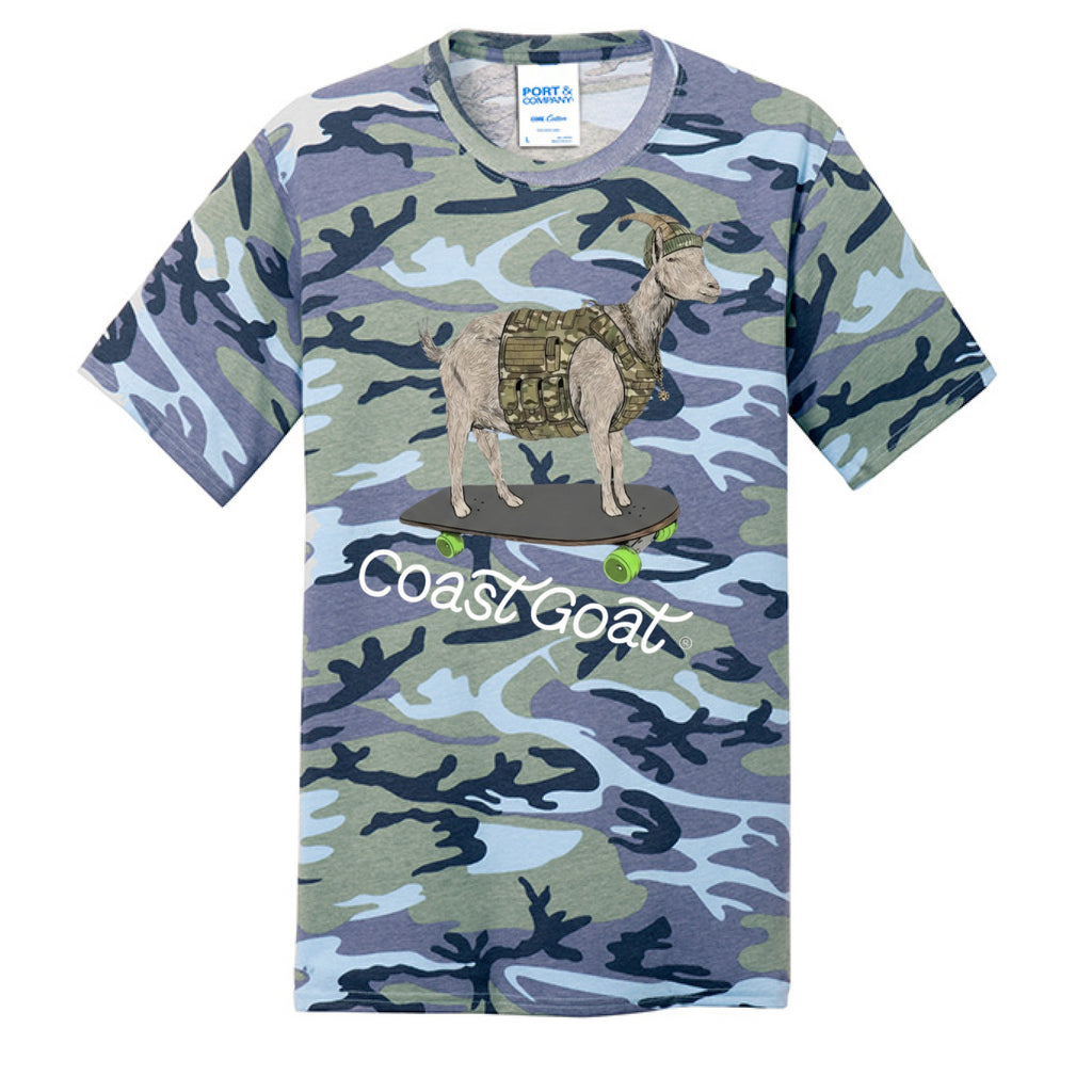 Woodland Blue Camo - FRONT