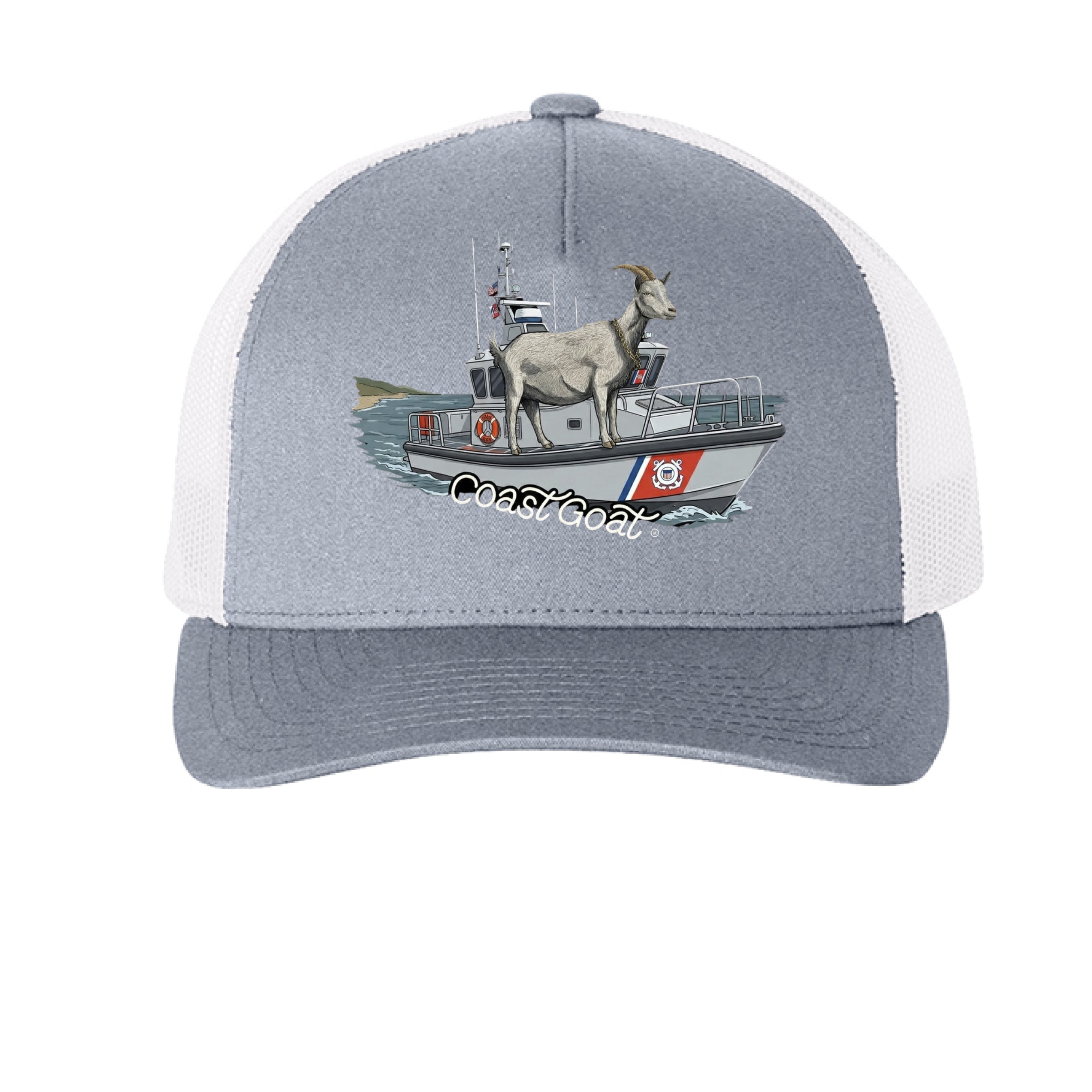 Heather/ White - FRONT