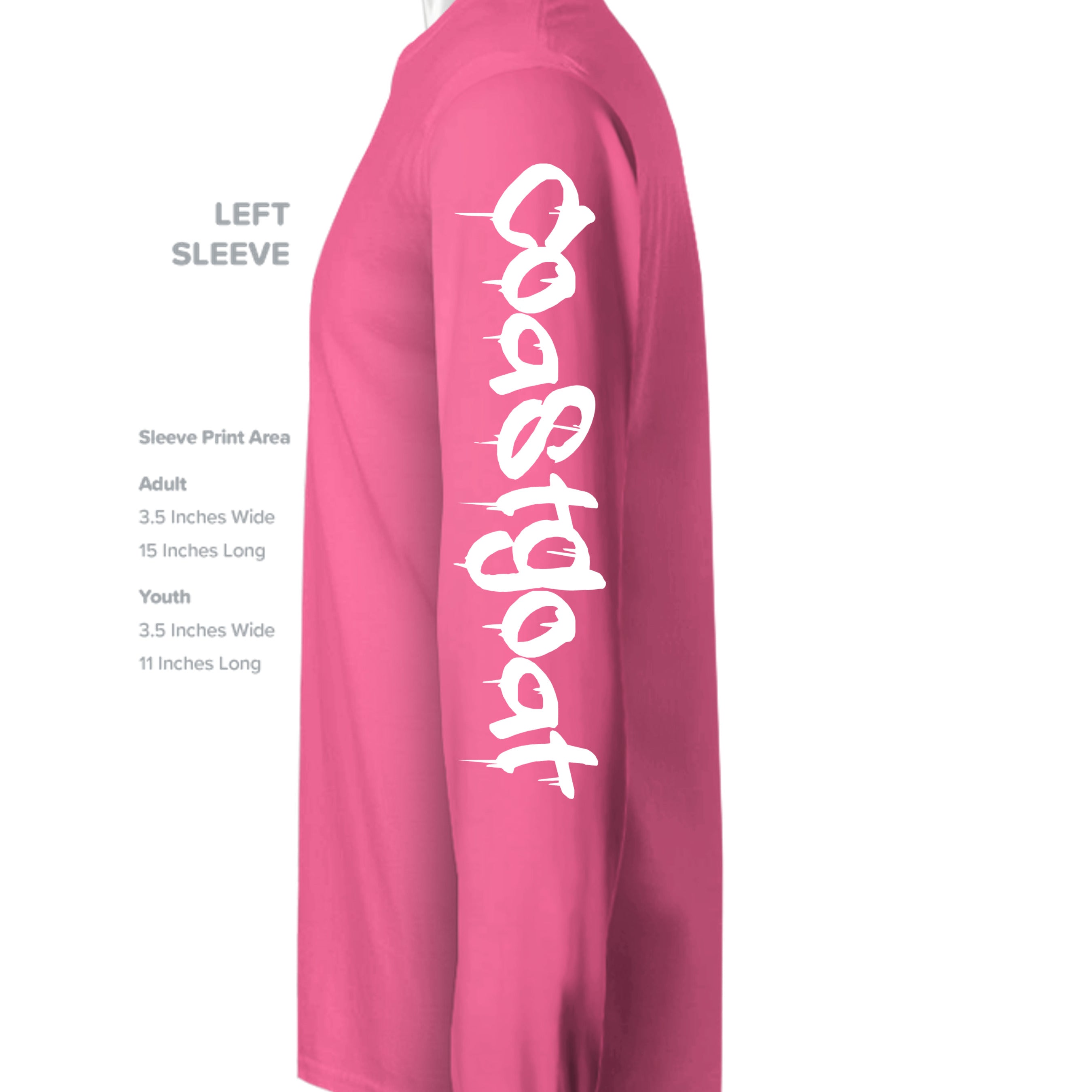 Neon Pink - ST350LS - SLEEVE_LEFT