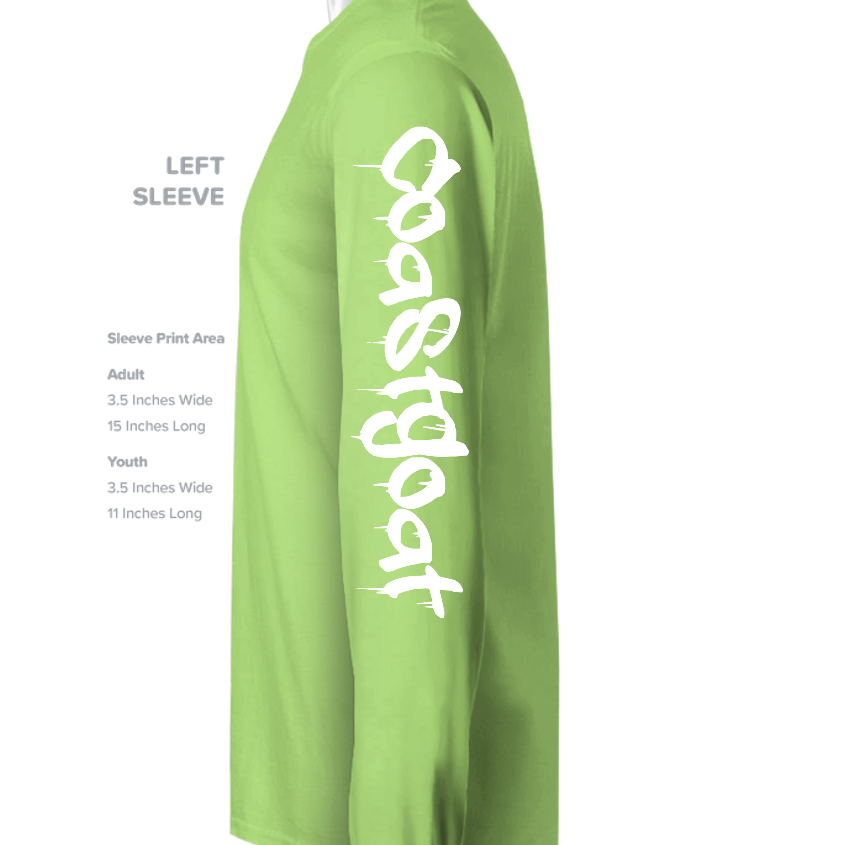 Lime Shock - ST350LS - SLEEVE_LEFT