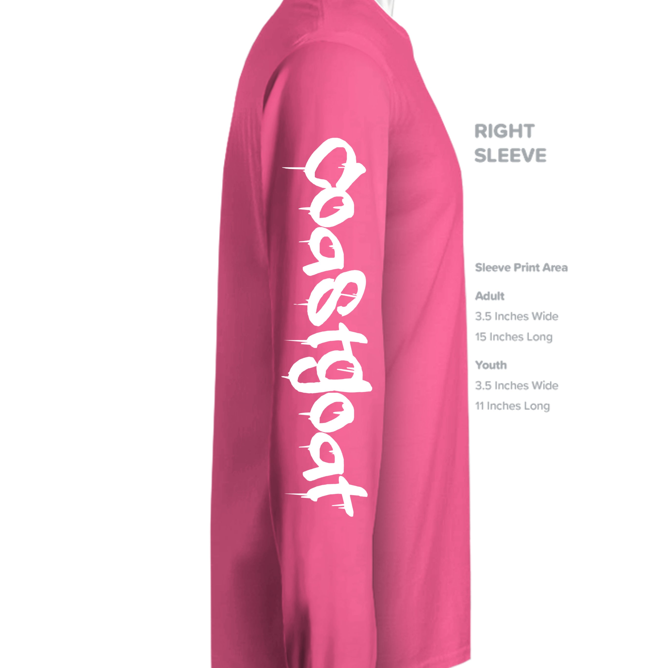 Neon Pink - ST350LS - SLEEVE_RIGHT