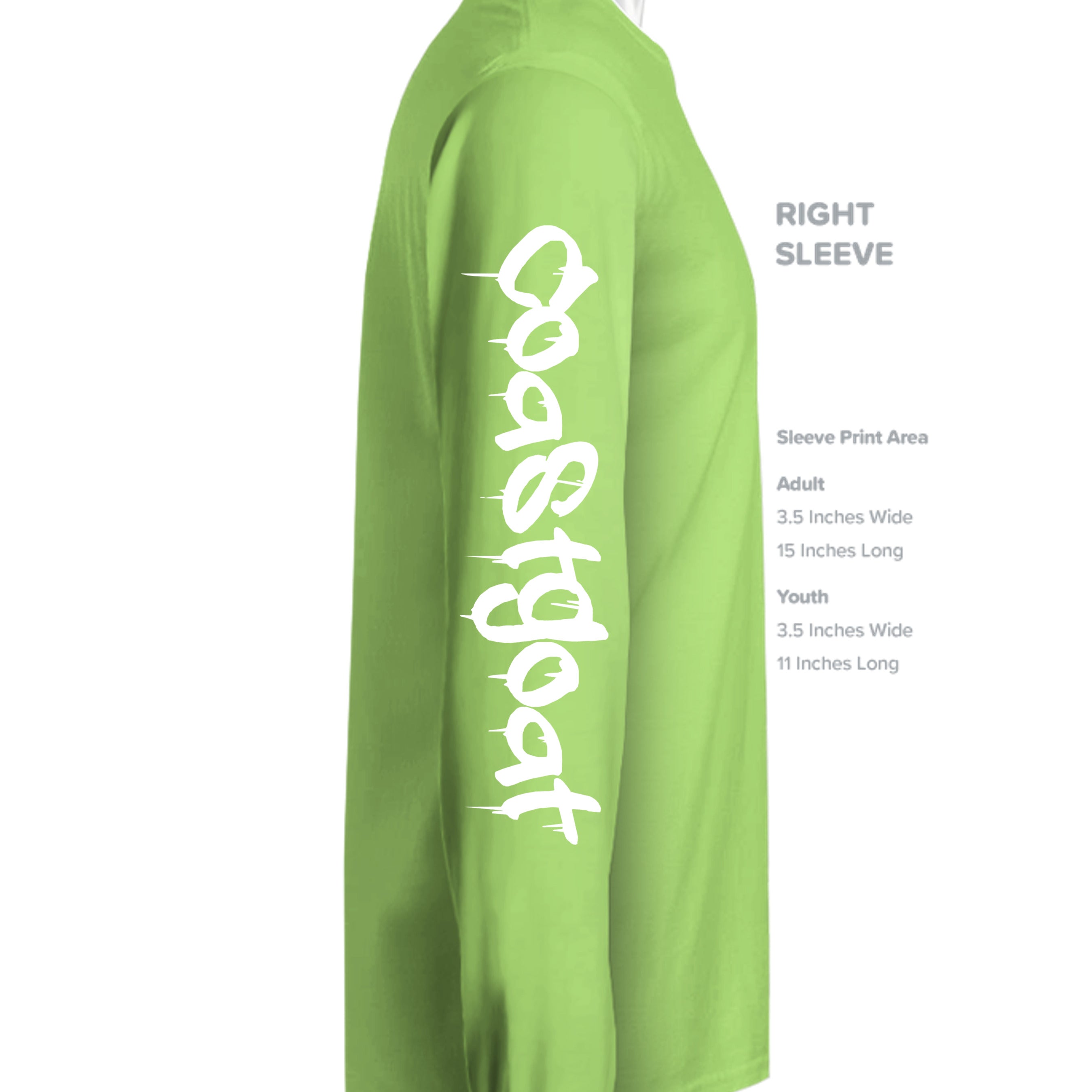Lime Shock - ST350LS - SLEEVE_RIGHT