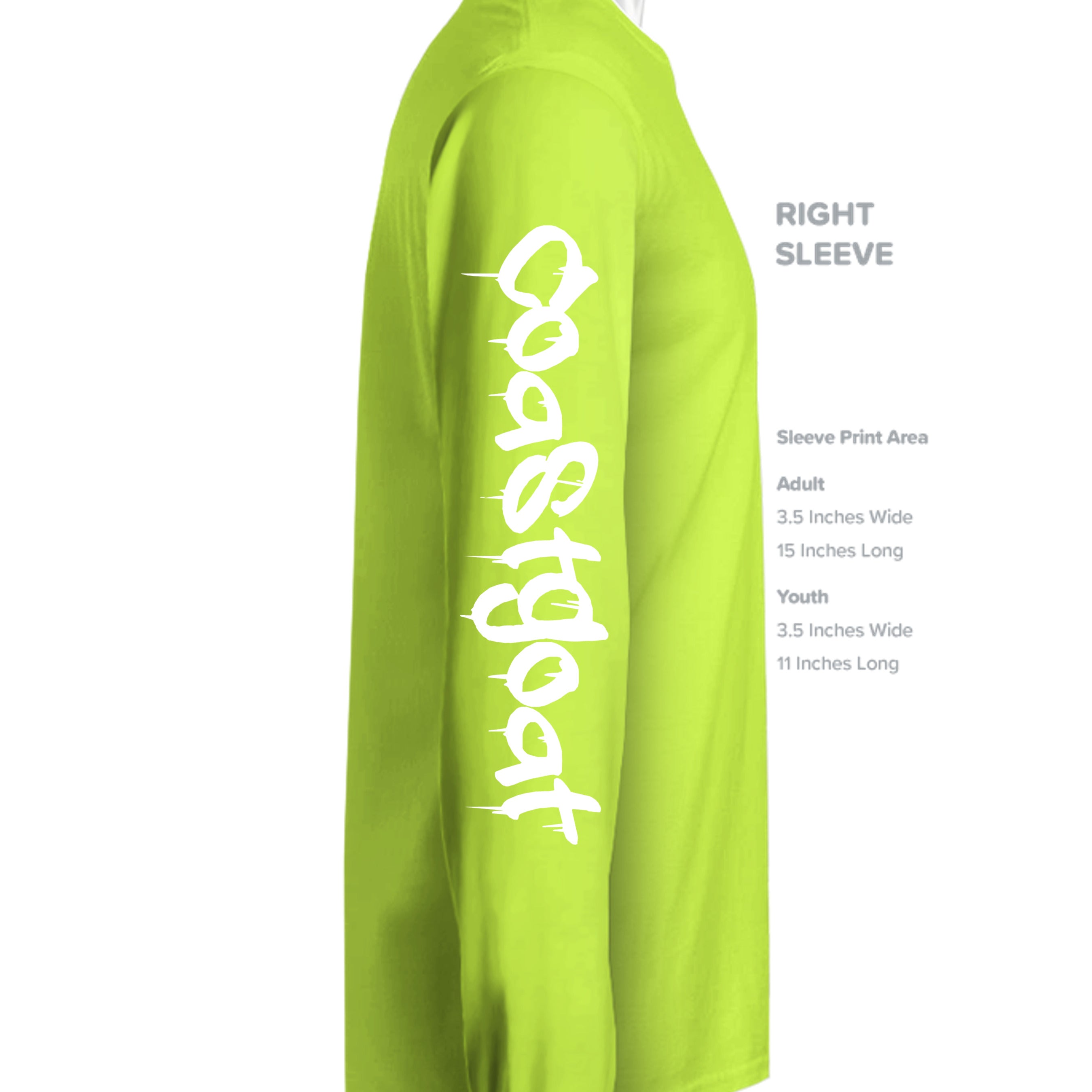 Neon Yellow - ST350LS - SLEEVE_RIGHT