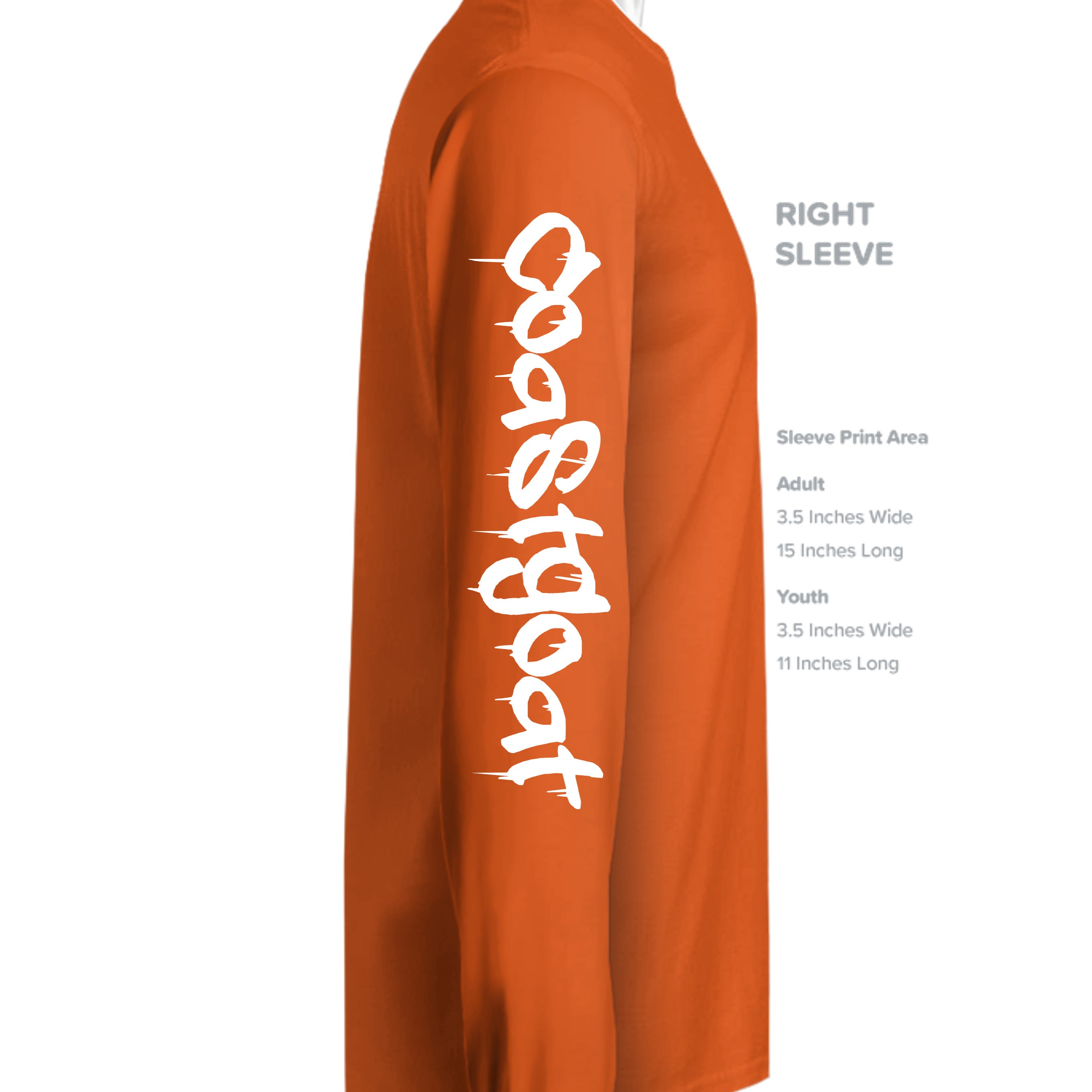 ATHLETIC ORANGE - N3165 - SLEEVE_RIGHT