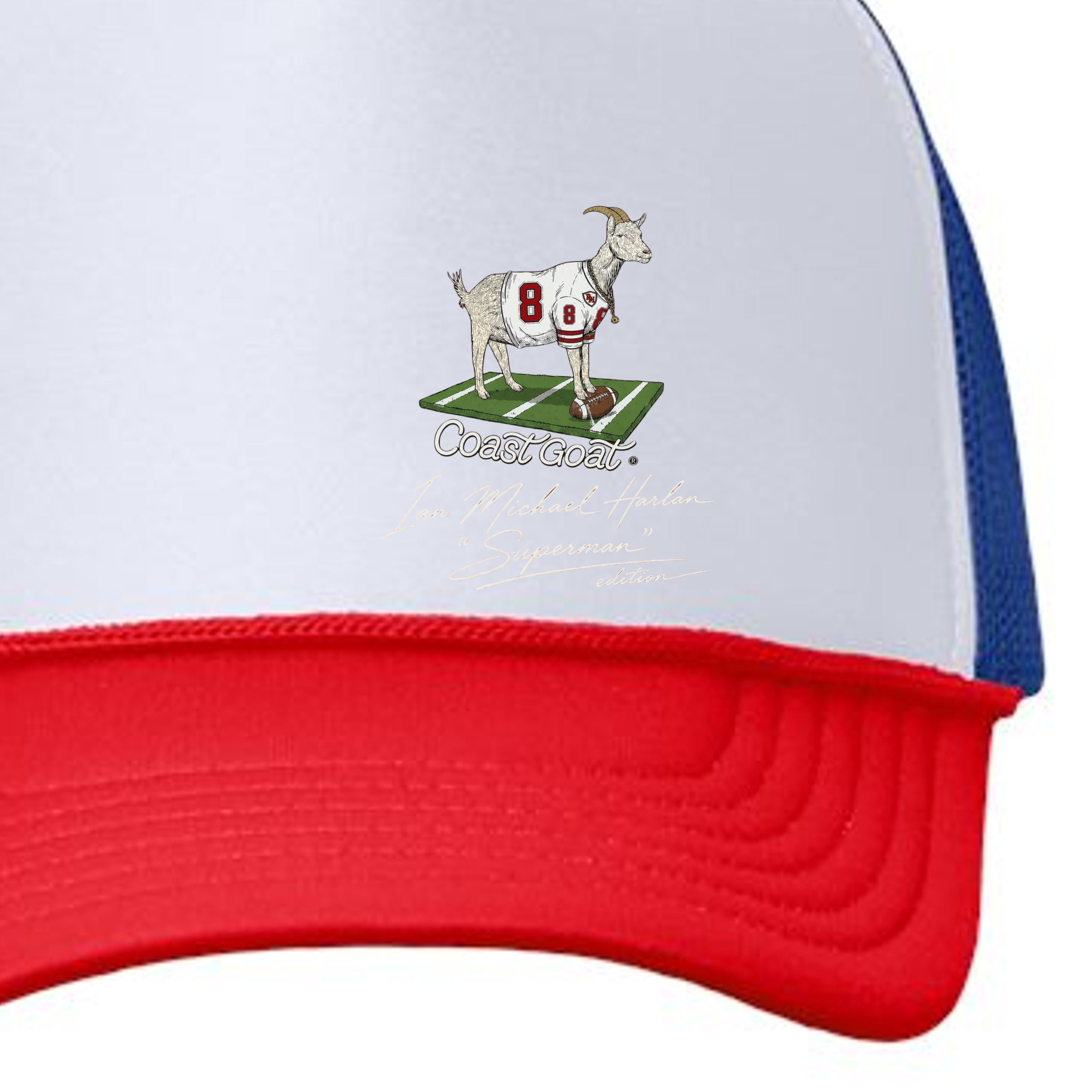 White/ Royal/ Red - VC700 - FRONT
