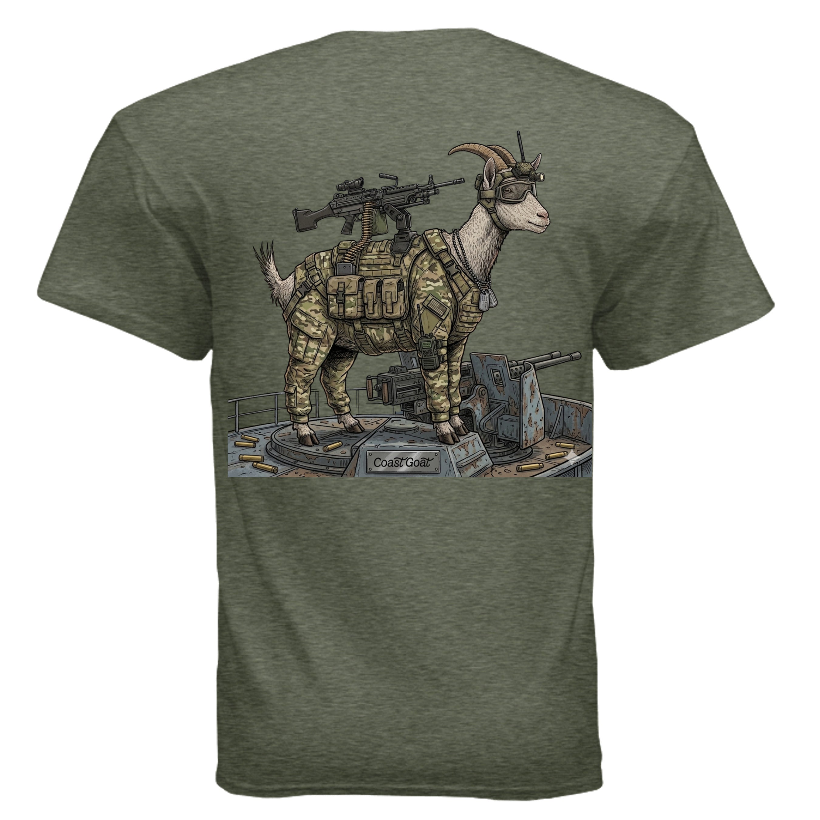HEATHER MILITARY GREEN - G500 - BACK